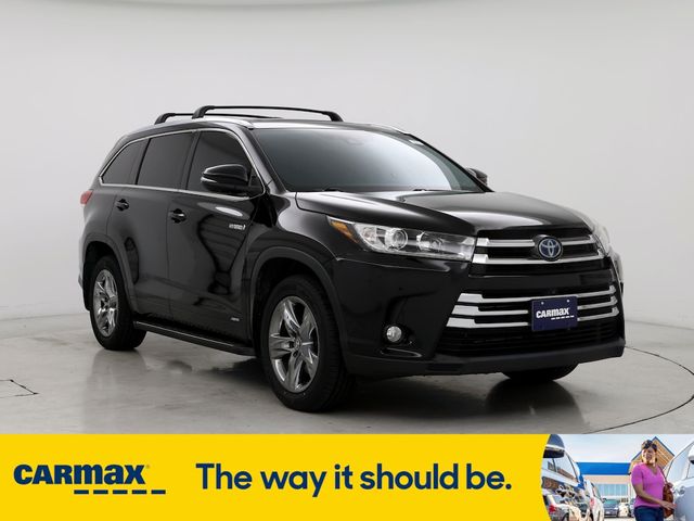 2018 Toyota Highlander Hybrid Limited Platinum