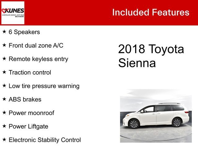 2018 Toyota Sienna XLE Premium