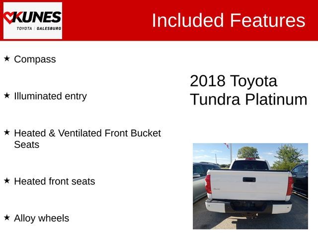 2018 Toyota Tundra Platinum