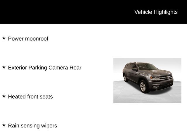 2018 Volkswagen Atlas 3.6L V6 SEL