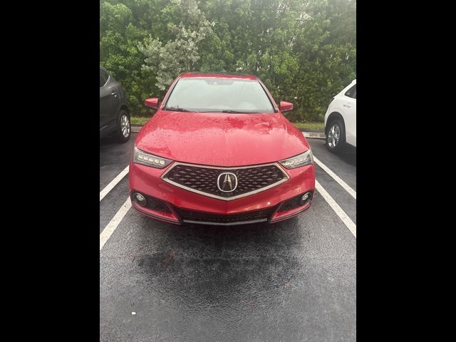 2019 Acura TLX A-Spec Red Leather