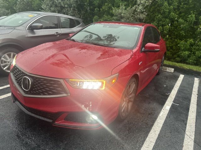 2019 Acura TLX A-Spec Red Leather