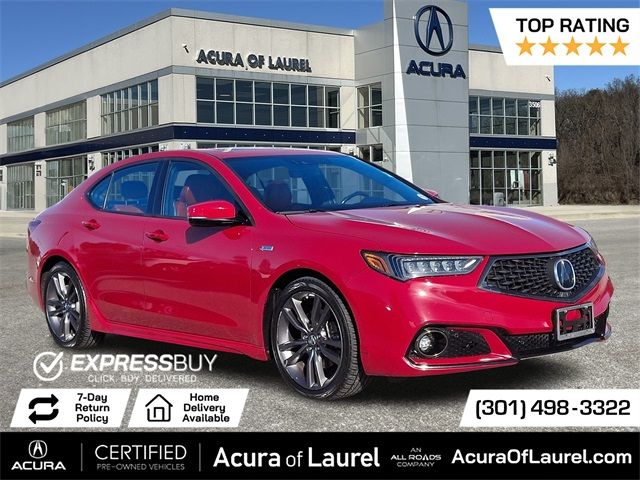 2019 Acura TLX A-Spec Red Leather