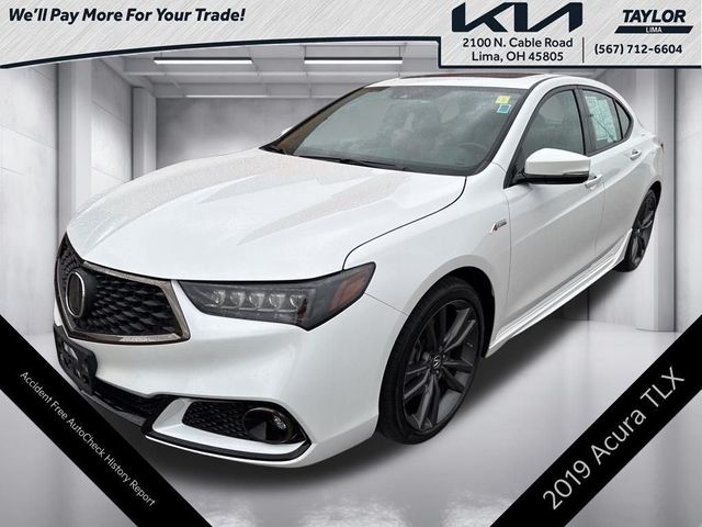 2019 Acura TLX A-Spec Red Leather