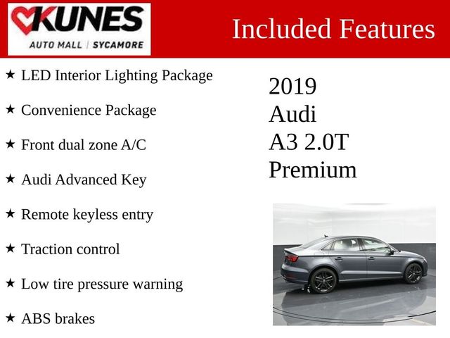 2019 Audi A3 Premium