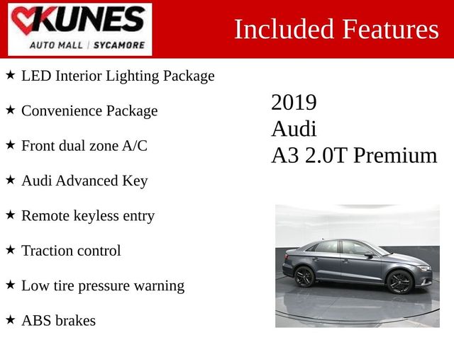 2019 Audi A3 Premium