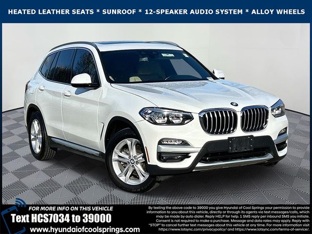 2019 BMW X3 sDrive30i