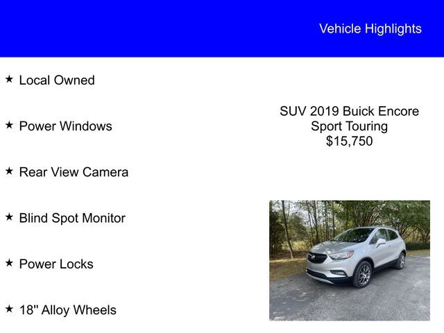 2019 Buick Encore Sport Touring