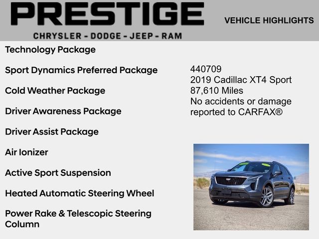 2019 Cadillac XT4 Sport