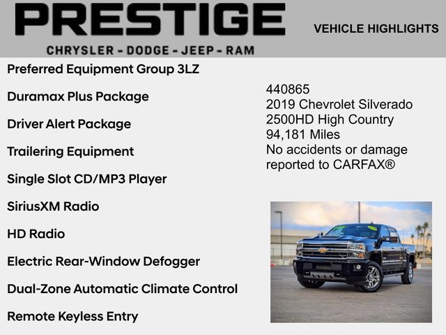 2019 Chevrolet Silverado 2500HD High Country