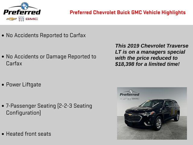 2019 Chevrolet Traverse LT Leather