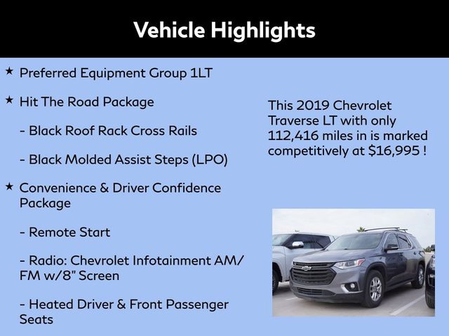 2019 Chevrolet Traverse LT Cloth