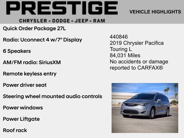 2019 Chrysler Pacifica Touring-L