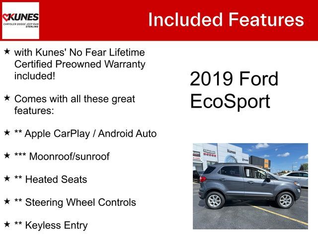 2019 Ford EcoSport SE