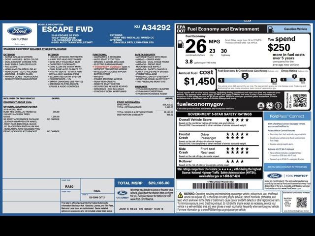 2019 Ford Escape SE