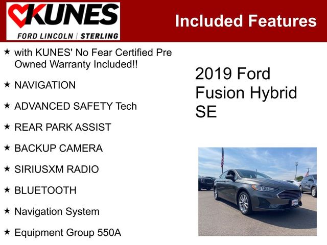 2019 Ford Fusion Hybrid SE