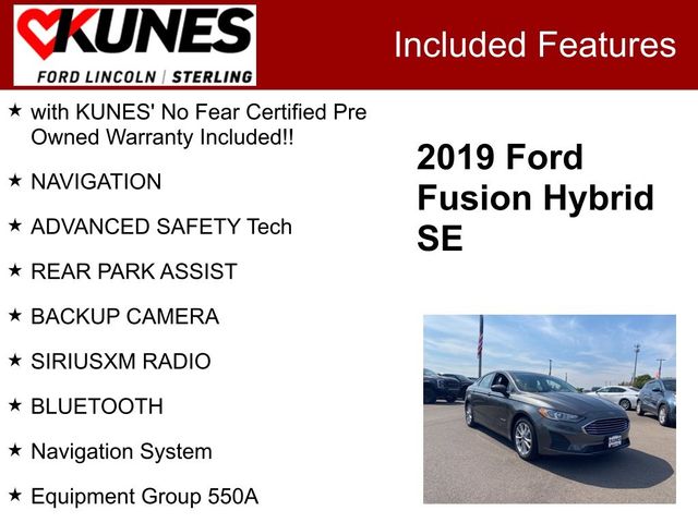 2019 Ford Fusion Hybrid SE