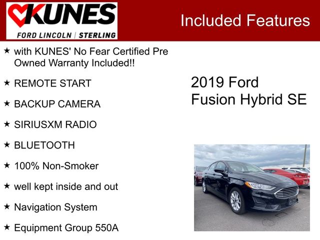 2019 Ford Fusion Hybrid SE