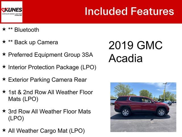 2019 GMC Acadia SLE