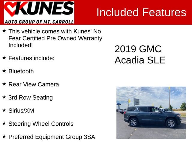 2019 GMC Acadia SLE