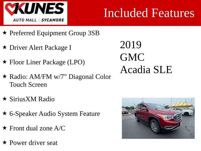 2019 GMC Acadia SLE