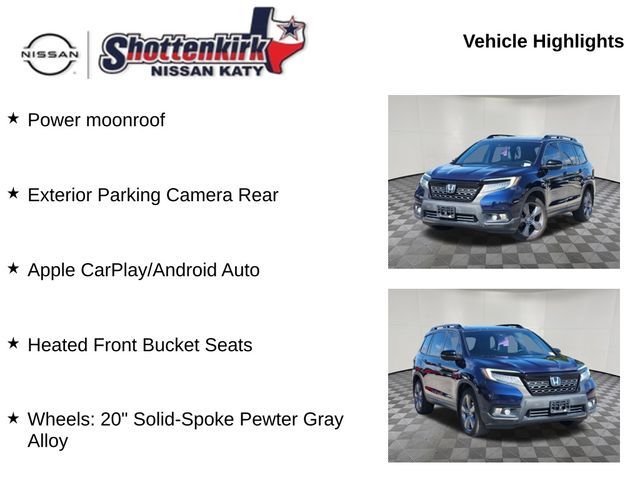 2019 Honda Passport Touring