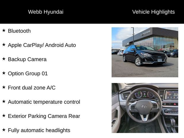 2019 Hyundai Sonata Hybrid SE