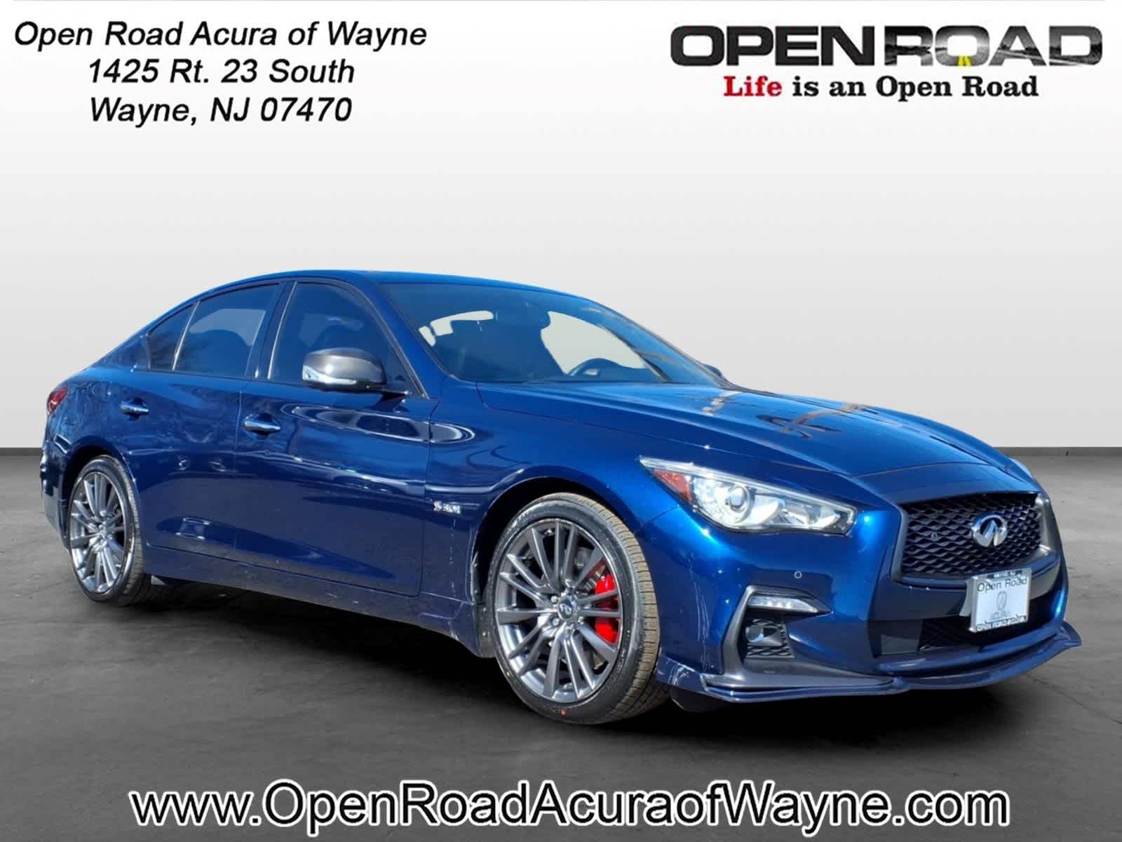 Used Blue INFINITI Q50 Red Sport 400 For Sale in Brooklyn, NY