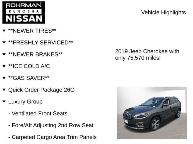 2019 Jeep Cherokee Limited