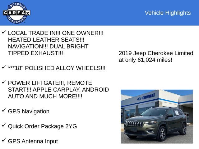 2019 Jeep Cherokee Limited