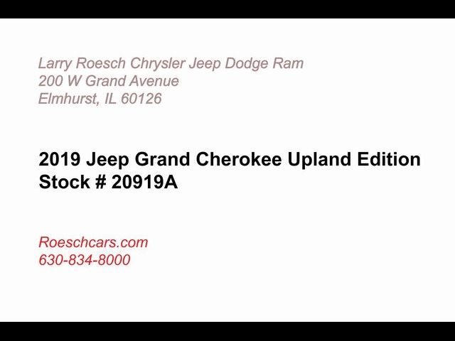 2019 Jeep Grand Cherokee Upland