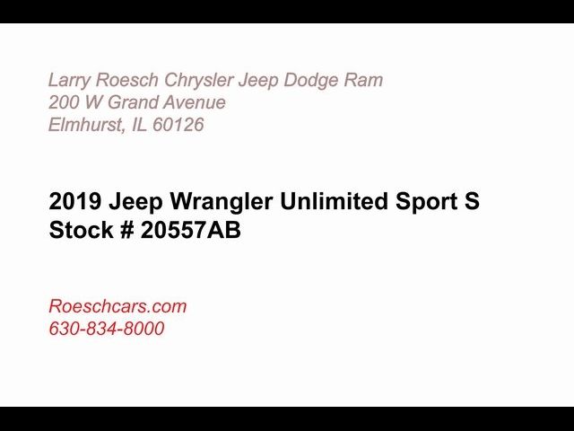 2019 Jeep Wrangler Unlimited Sport S