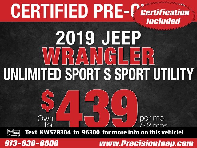 2019 Jeep Wrangler Unlimited Sport S