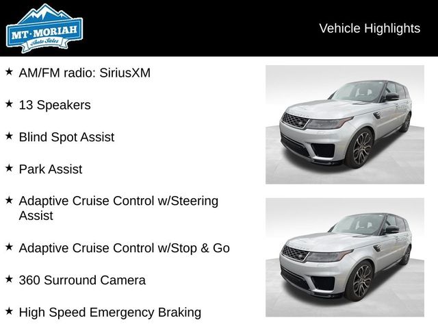 2019 Land Rover Range Rover Sport HSE
