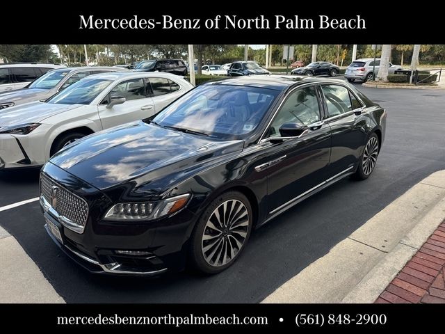 2019 Lincoln Continental Black Label