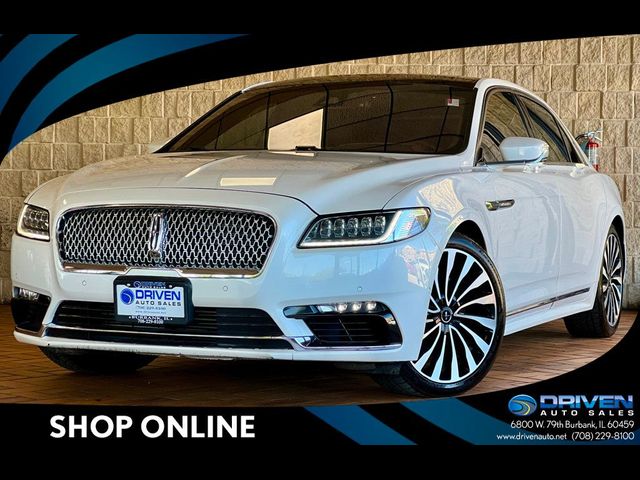 2019 Lincoln Continental Black Label