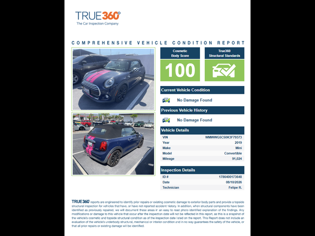 2019 MINI Cooper Convertible Base