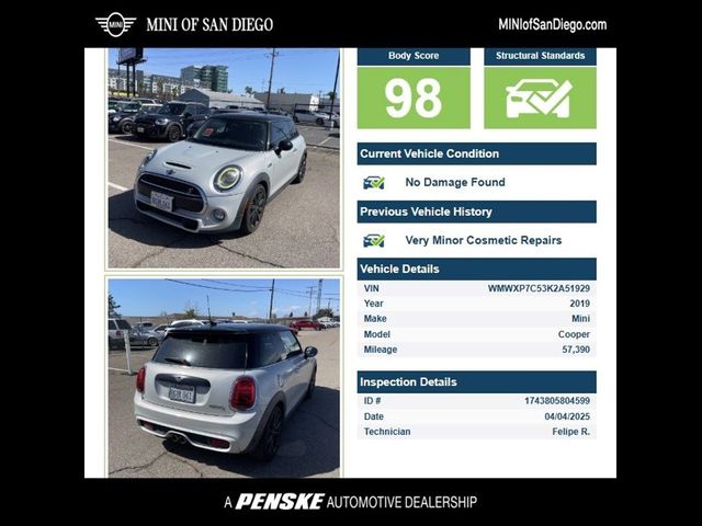2019 MINI Cooper Hardtop S