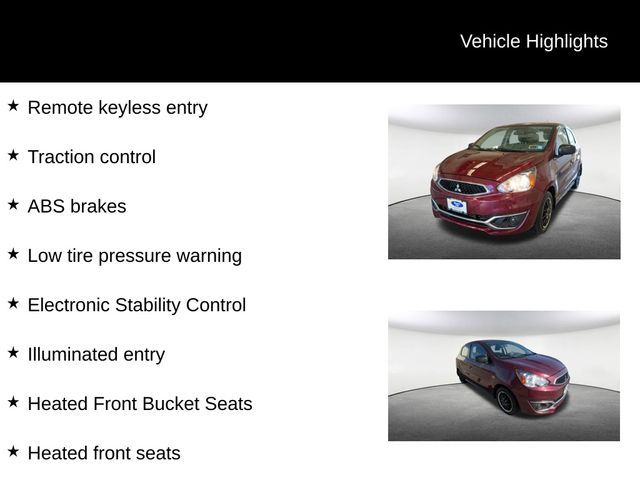 2019 Mitsubishi Mirage LE