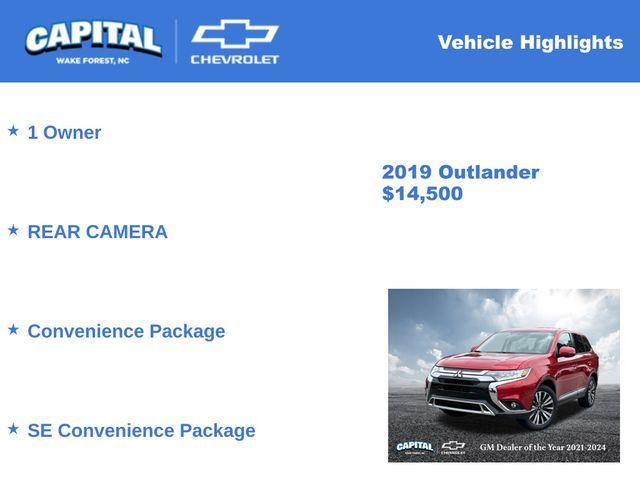 2019 Mitsubishi Outlander SE