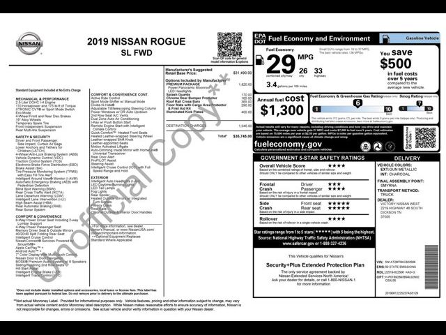 2019 Nissan Rogue SL