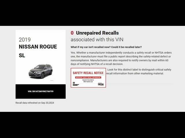 2019 Nissan Rogue SL