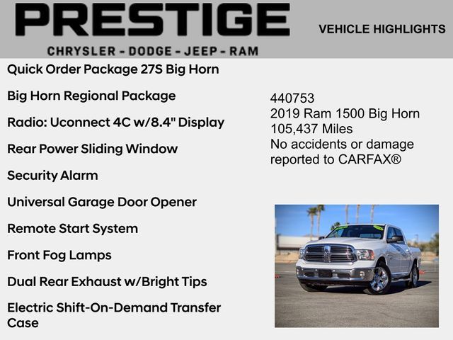 2019 Ram 1500 Classic Big Horn