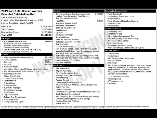 2019 Ram 1500 Classic Warlock