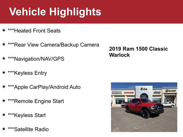 2019 Ram 1500 Classic Warlock