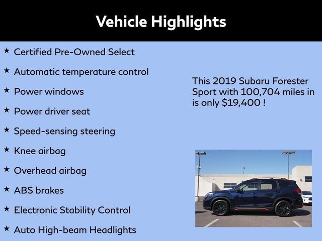 2019 Subaru Forester Sport