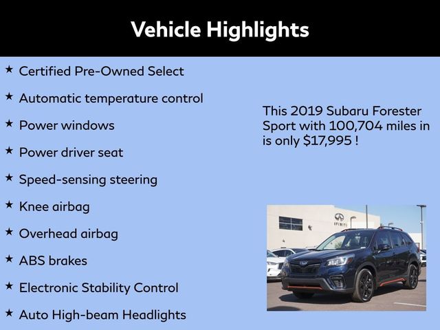 2019 Subaru Forester Sport