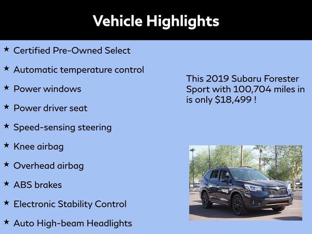 2019 Subaru Forester Sport