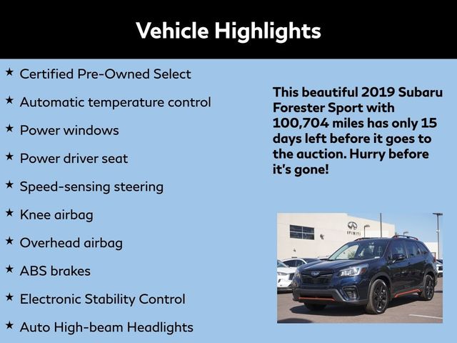 2019 Subaru Forester Sport