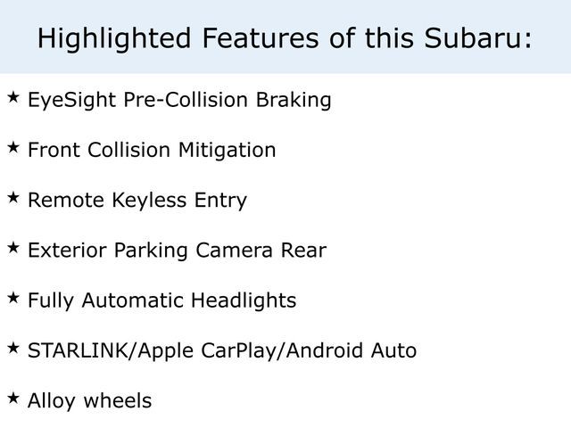 2019 Subaru Outback Base